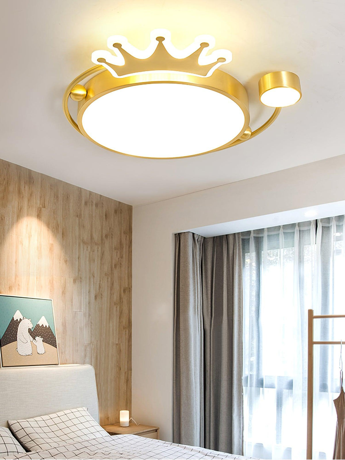 Baldenenna Brass Ceiling Light-Moonnatur