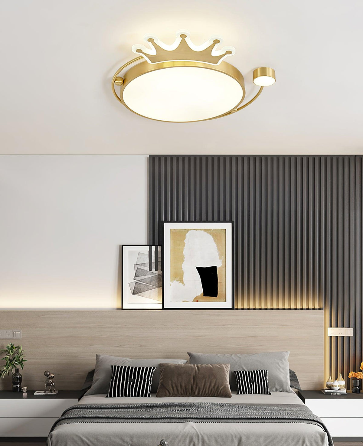 Baldenenna Brass Ceiling Light-Moonnatur