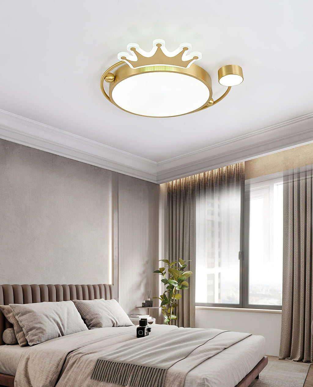 Baldenenna Brass Ceiling Light-Moonnatur