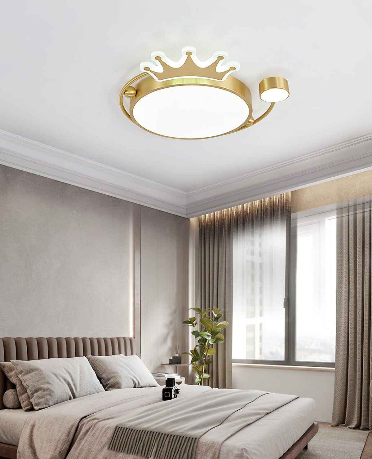 Baldenenna Brass Ceiling Light-Moonnatur