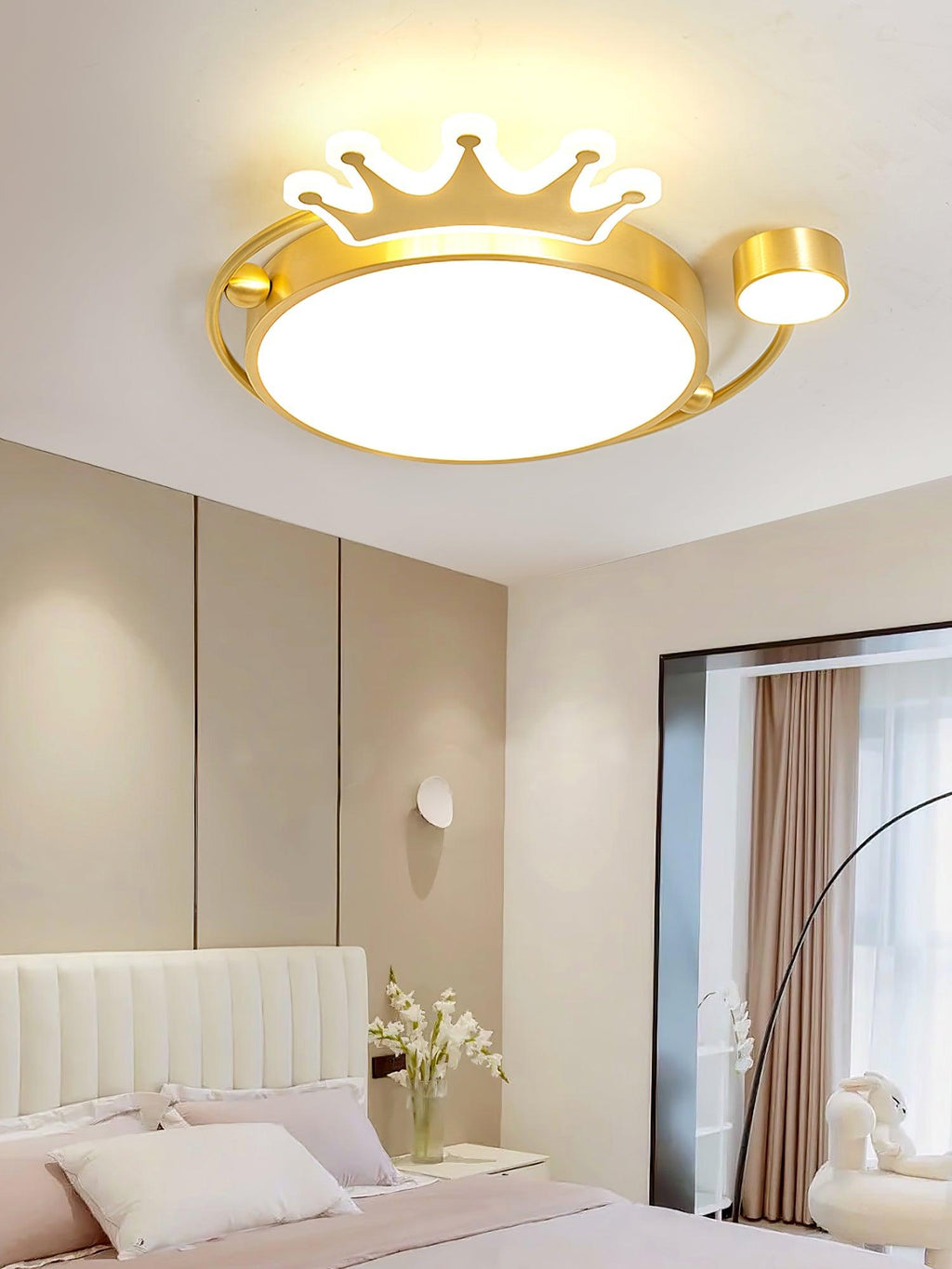 Baldenenna Brass Ceiling Light-Moonnatur