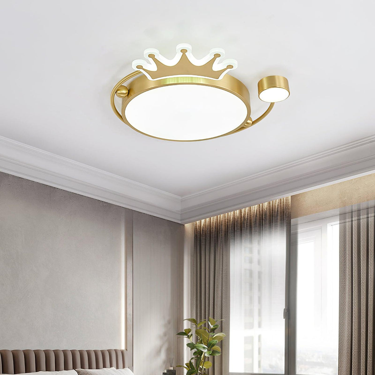 Baldenenna Brass Ceiling Light-Moonnatur
