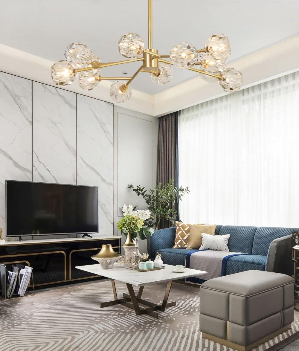 Hiorenna Crystal Chandelier-Moonnatur