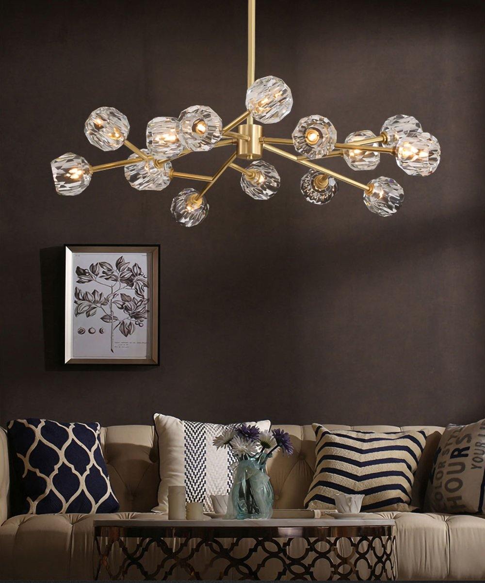Hiorenna Crystal Chandelier-Moonnatur
