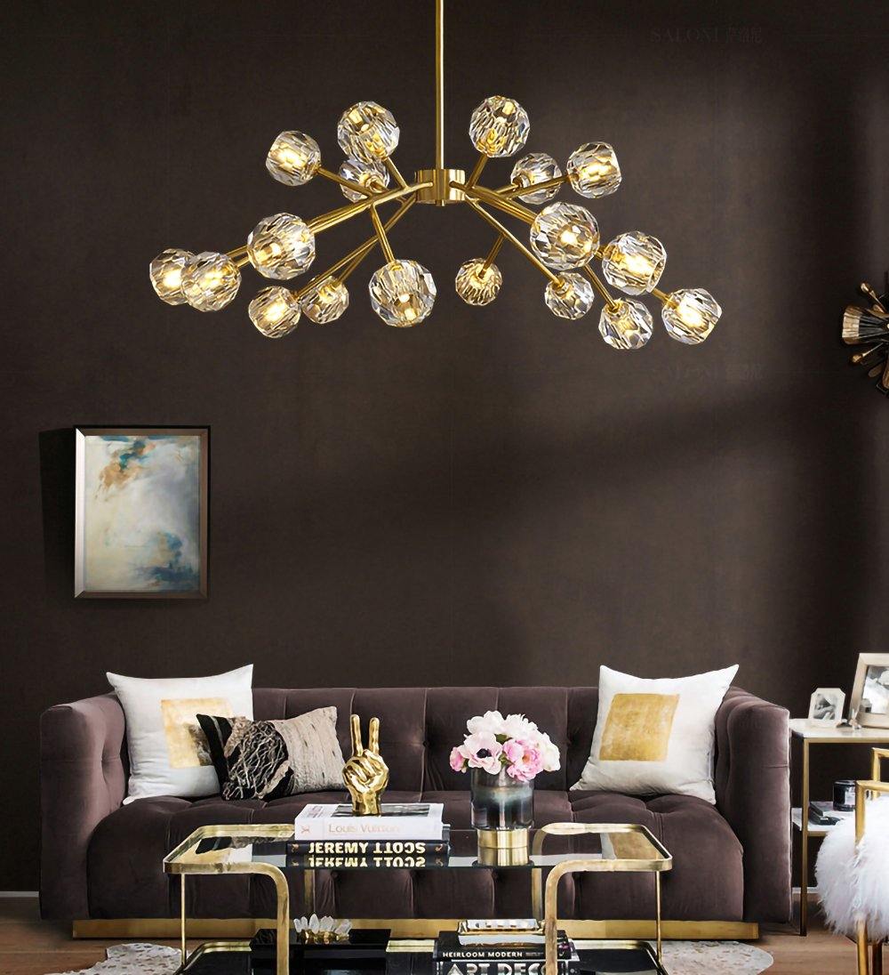 Hiorenna Crystal Chandelier-Moonnatur