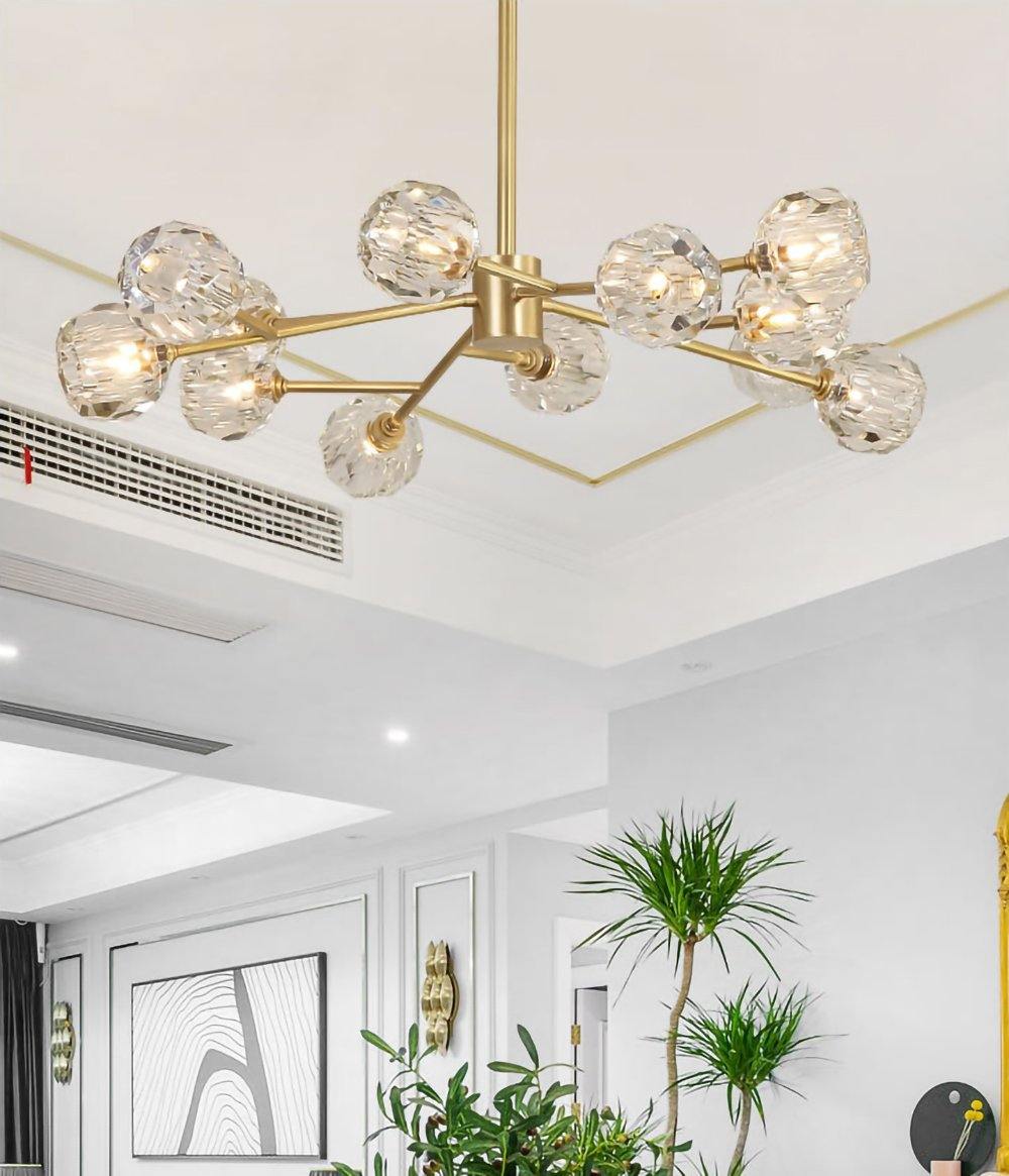 Hiorenna Crystal Chandelier-Moonnatur