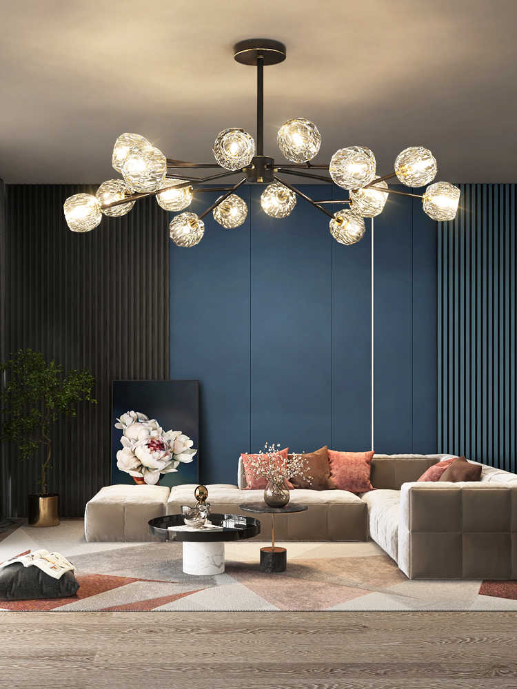 Hiorenna Crystal Chandelier-Moonnatur