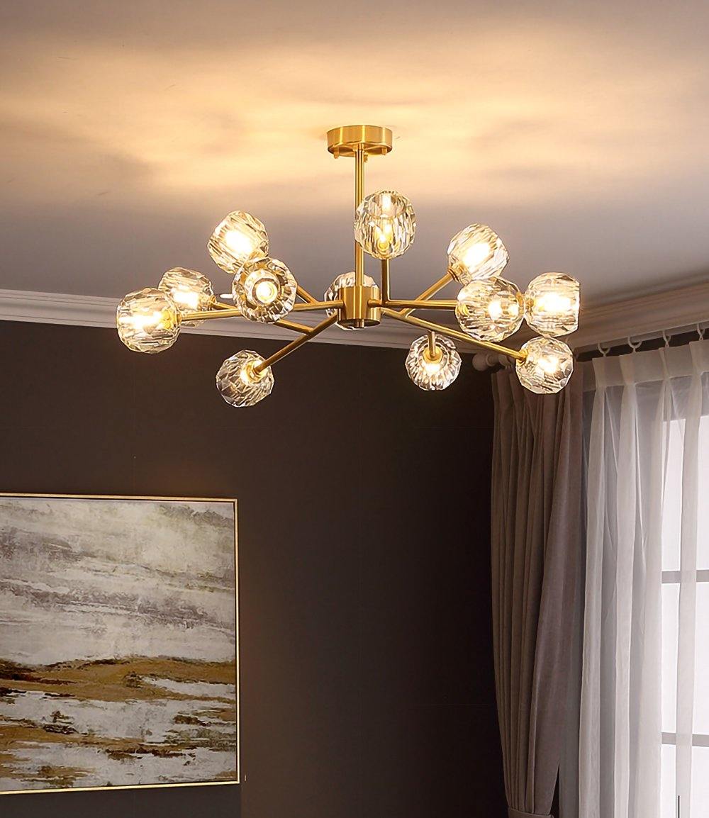 Hiorenna Crystal Chandelier-Moonnatur
