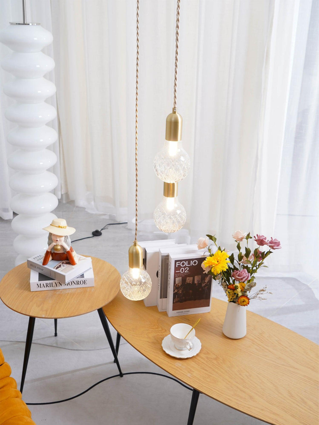 Varenune Glass Pendant Light-Moonnatur