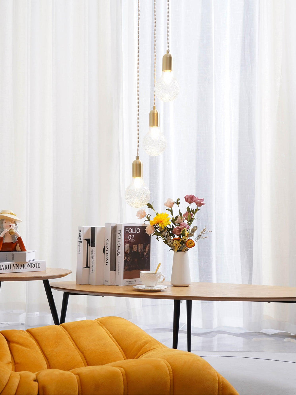 Varenune Glass Pendant Light-Moonnatur