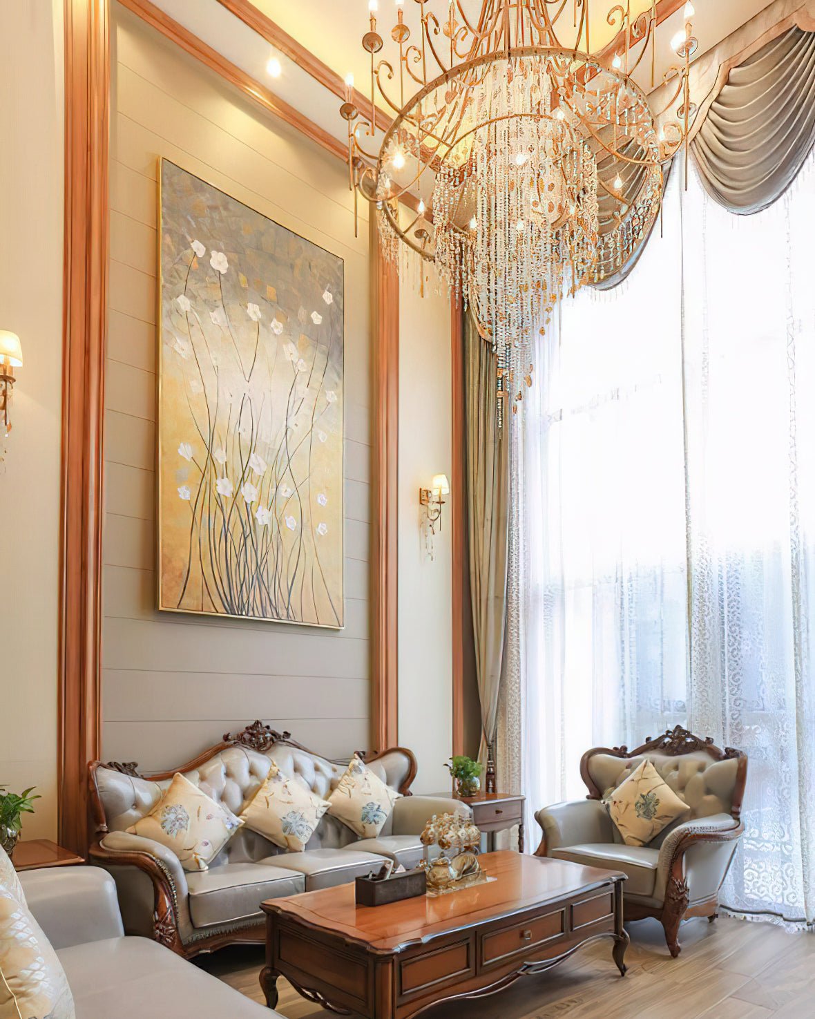 Halvoria Crystal Chandelier-Moonnatur