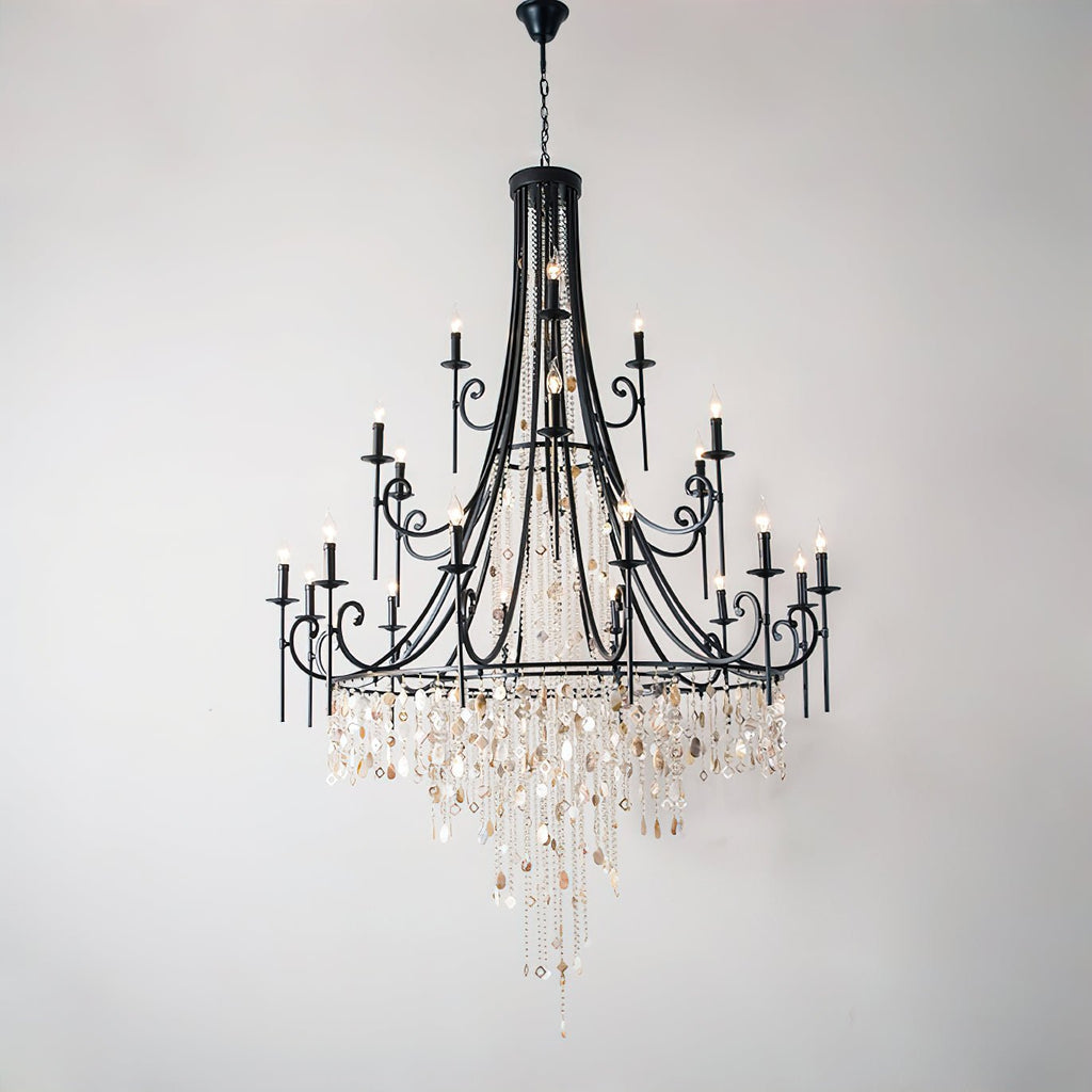 Halvoria Crystal Chandelier-Moonnatur