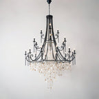 Halvoria Crystal Chandelier-Moonnatur