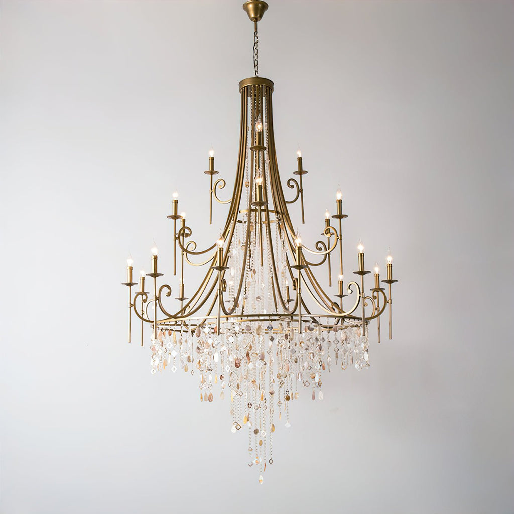 Halvoria Crystal Chandelier-Moonnatur