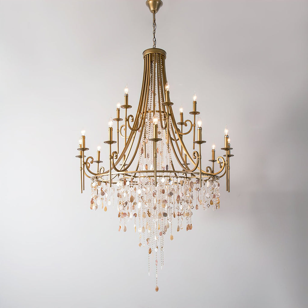Halvoria Crystal Chandelier-Moonnatur