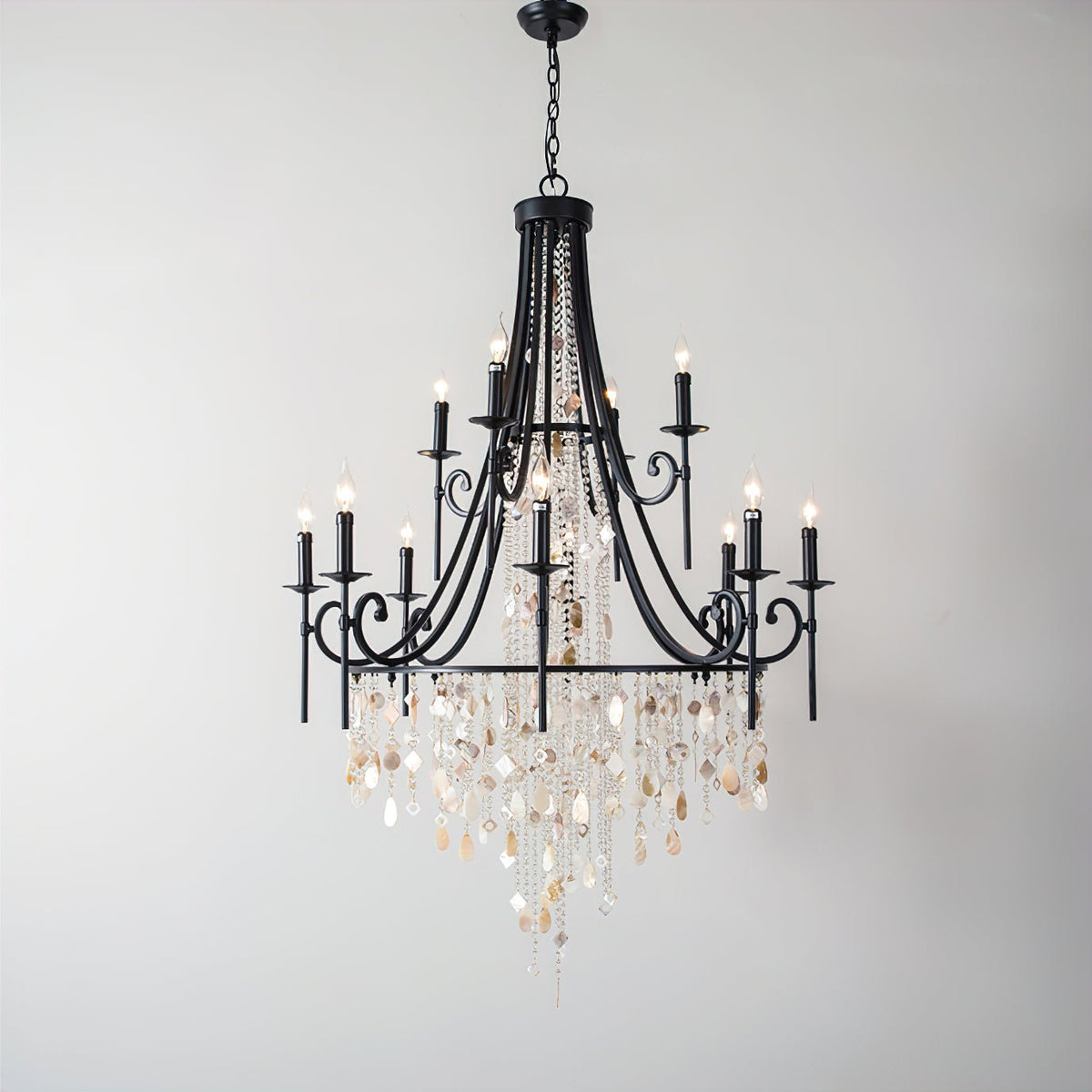 Halvoria Crystal Chandelier-Moonnatur