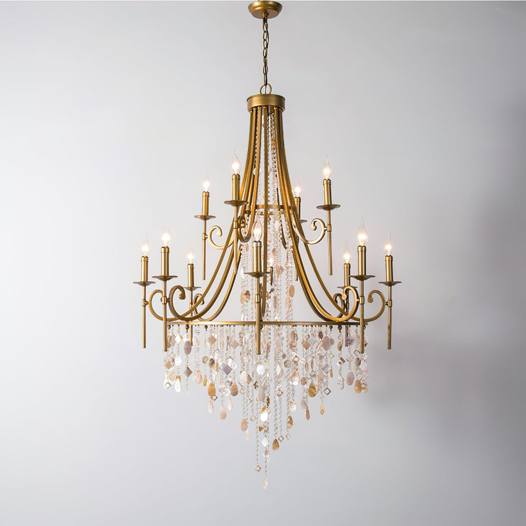 Halvoria Crystal Chandelier-Moonnatur