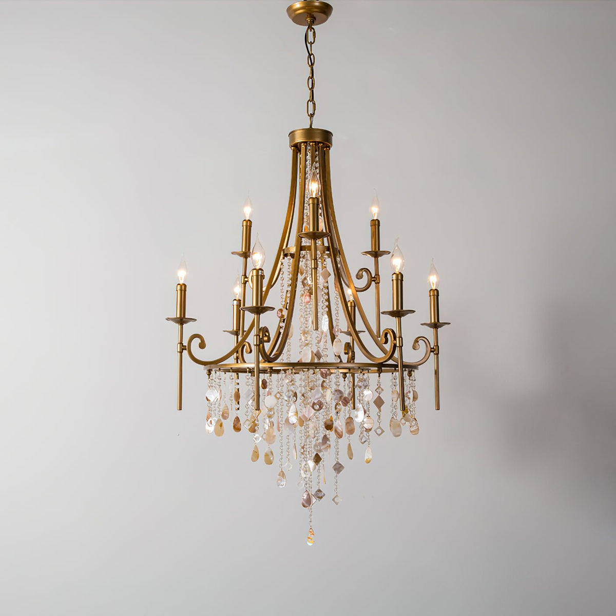 Halvoria Crystal Chandelier-Moonnatur