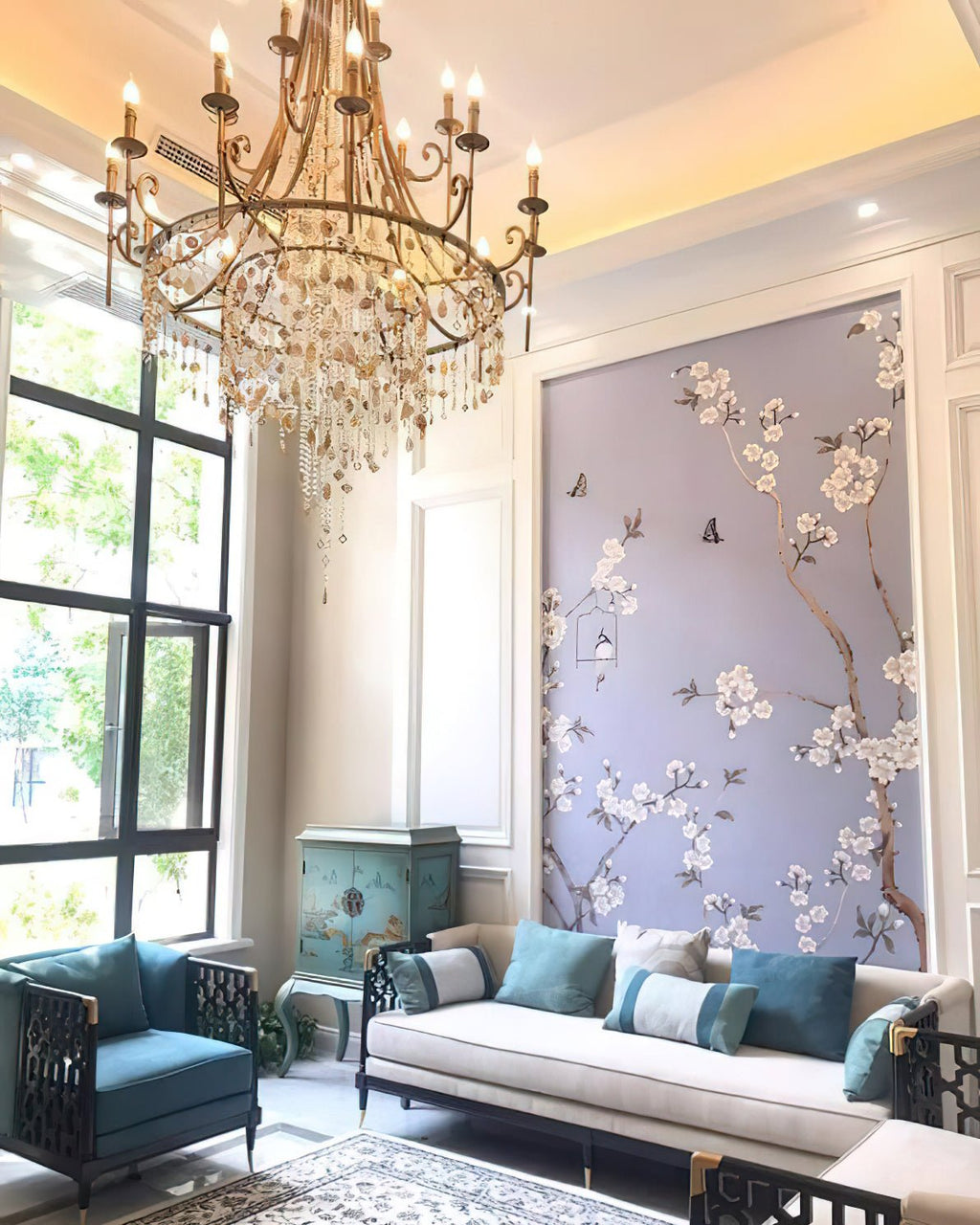 Halvoria Crystal Chandelier-Moonnatur