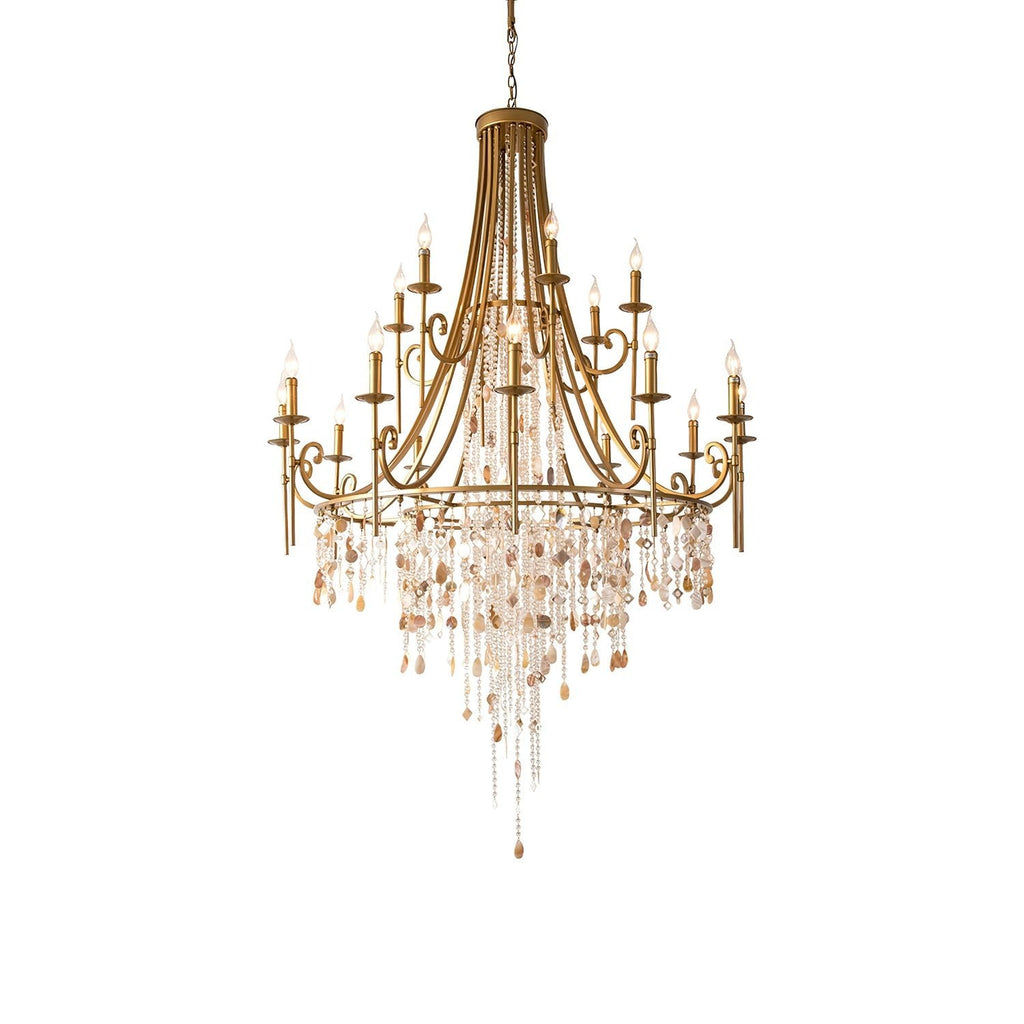 Halvoria Crystal Chandelier-Moonnatur