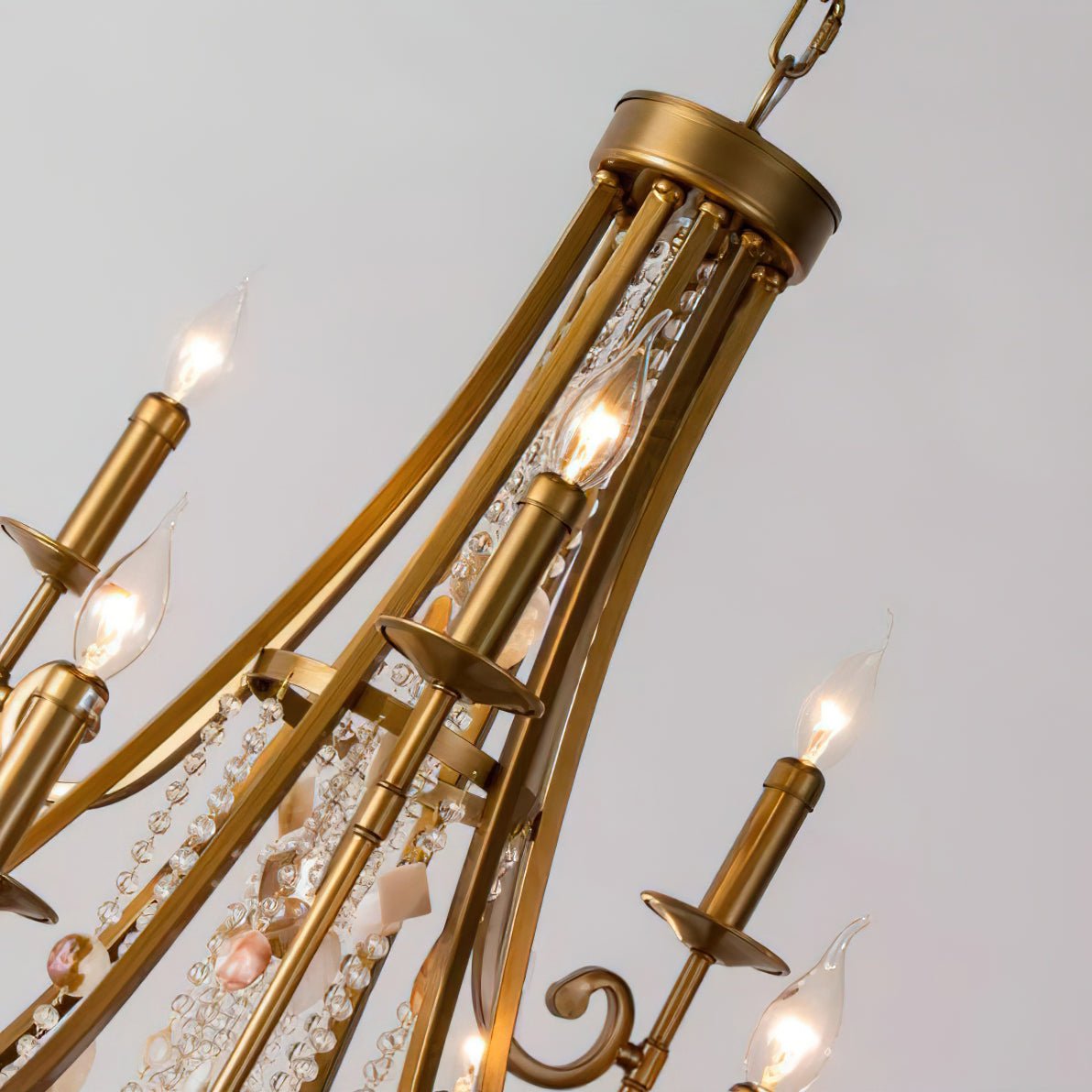 Halvoria Crystal Chandelier-Moonnatur