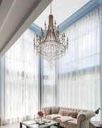 Halvoria Crystal Chandelier-Moonnatur