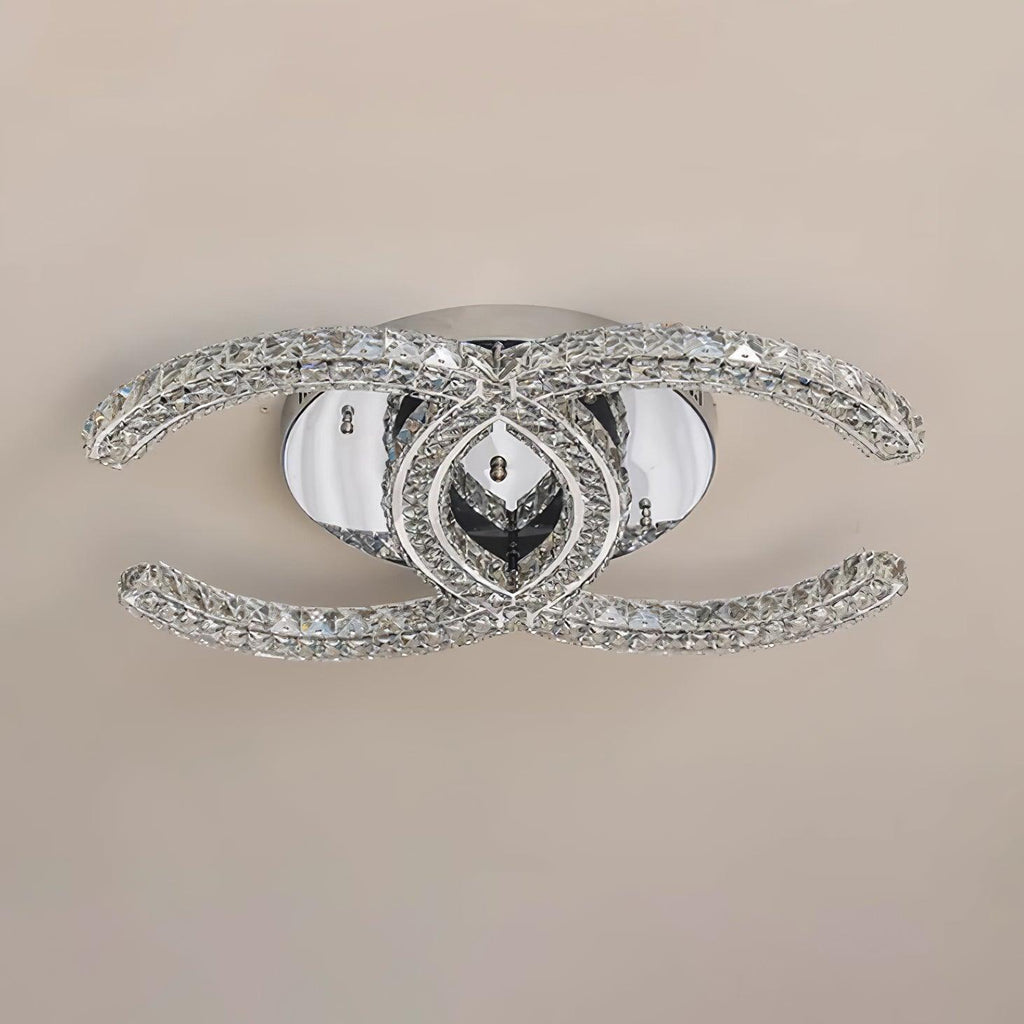 Oakenhaven Crystal Ceiling Light-Moonnatur