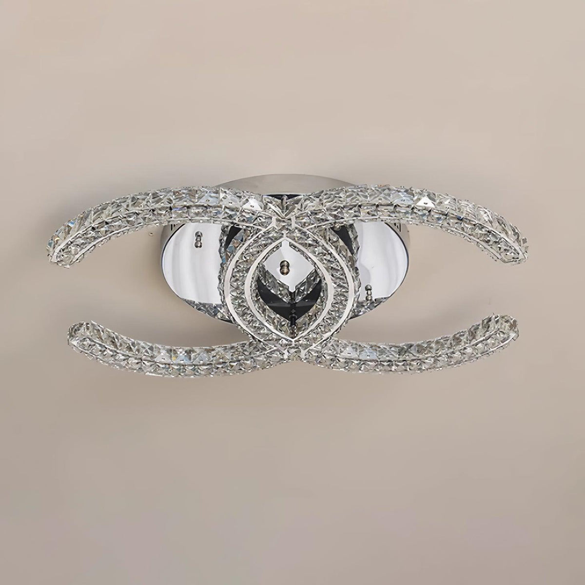 Oakenhaven Crystal Ceiling Light-Moonnatur