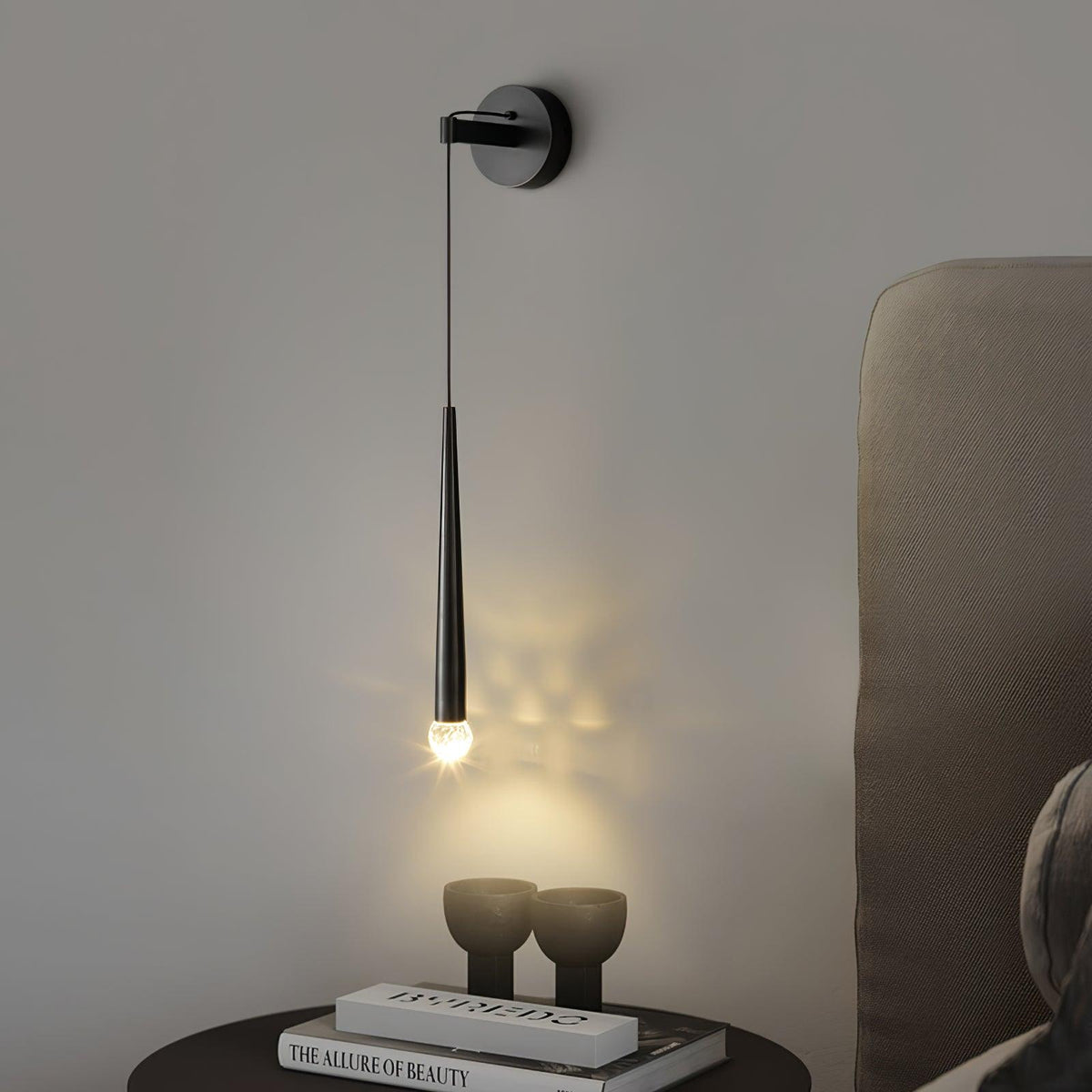 Corveneth Crystal Wall Light-Moonnatur