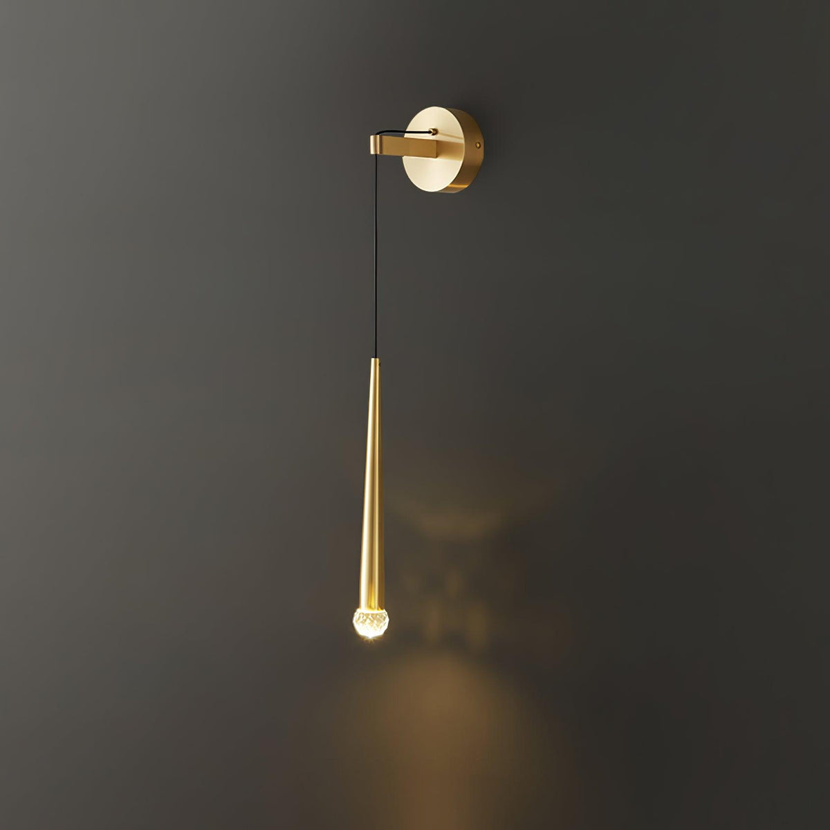 Corveneth Crystal Wall Light-Moonnatur