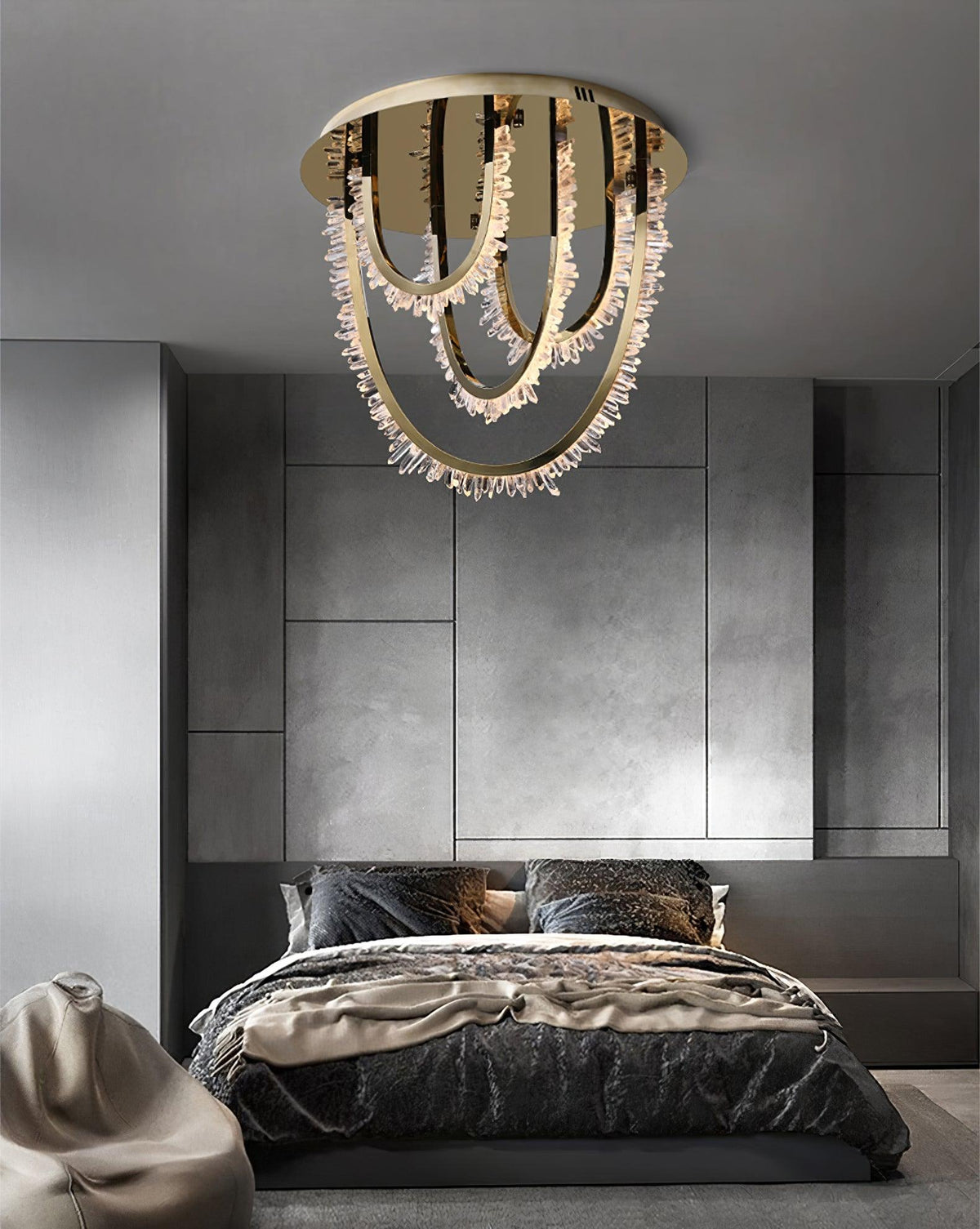 Embrella Crystal Ceiling Light-Moonnatur