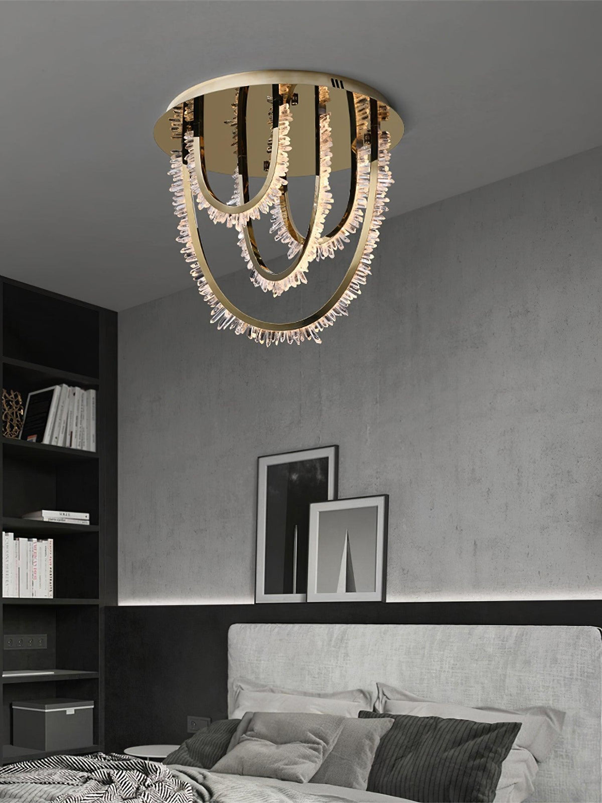 Embrella Crystal Ceiling Light-Moonnatur
