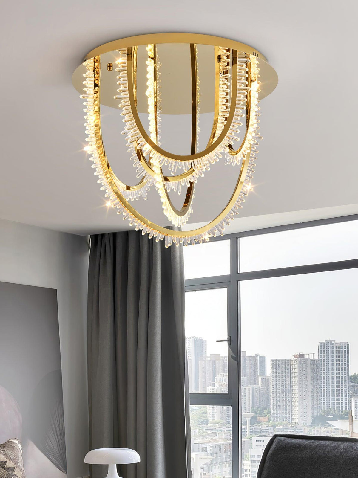 Embrella Crystal Ceiling Light-Moonnatur
