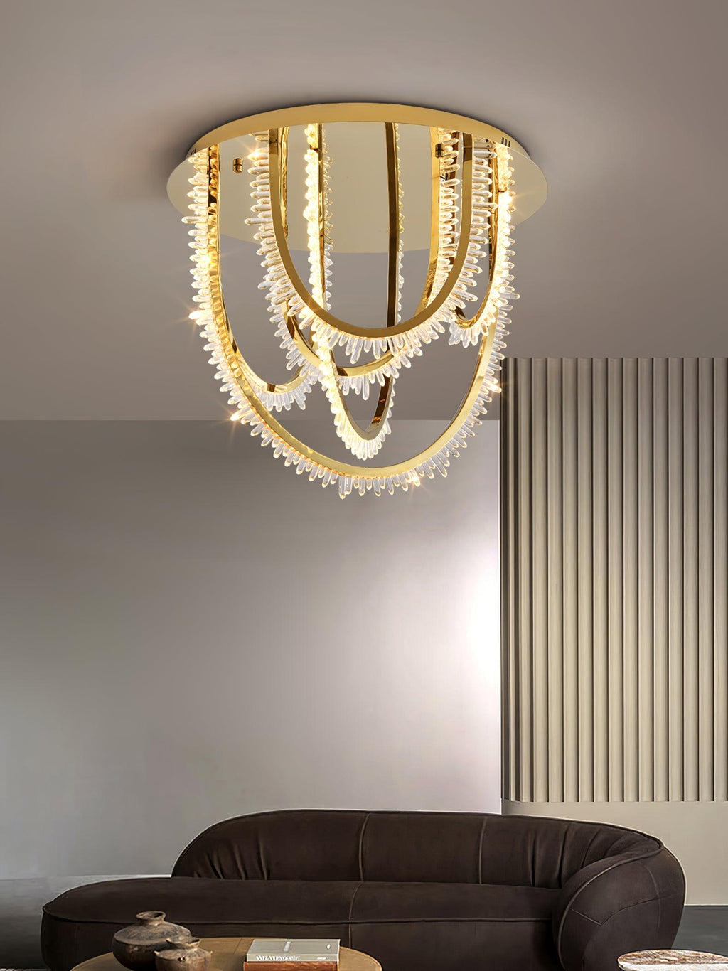 Embrella Crystal Ceiling Light-Moonnatur