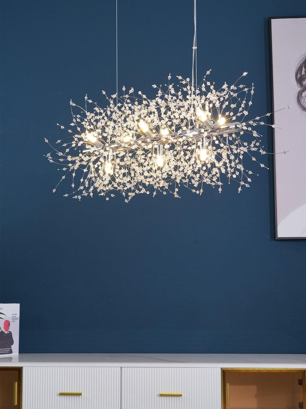 Morlune Crystal Chandelier-Moonnatur
