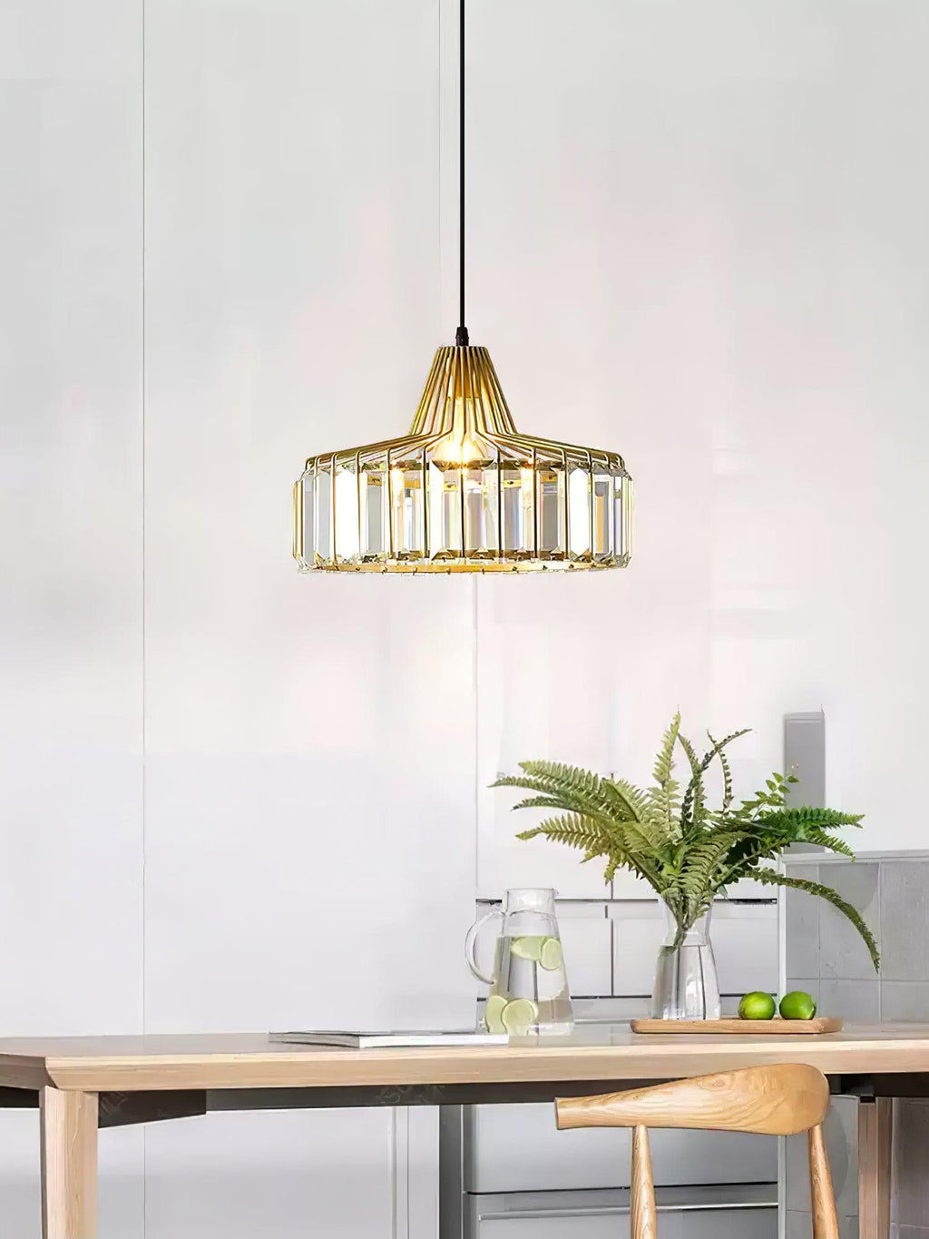 Aldenaria Crystal Pendant Light-Moonnatur