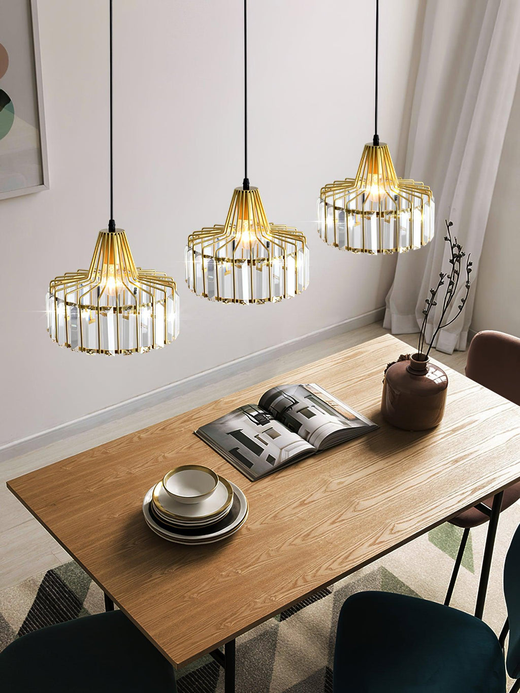 Aldenaria Crystal Pendant Light-Moonnatur