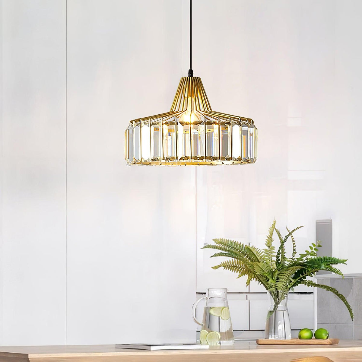 Aldenaria Crystal Pendant Light-Moonnatur