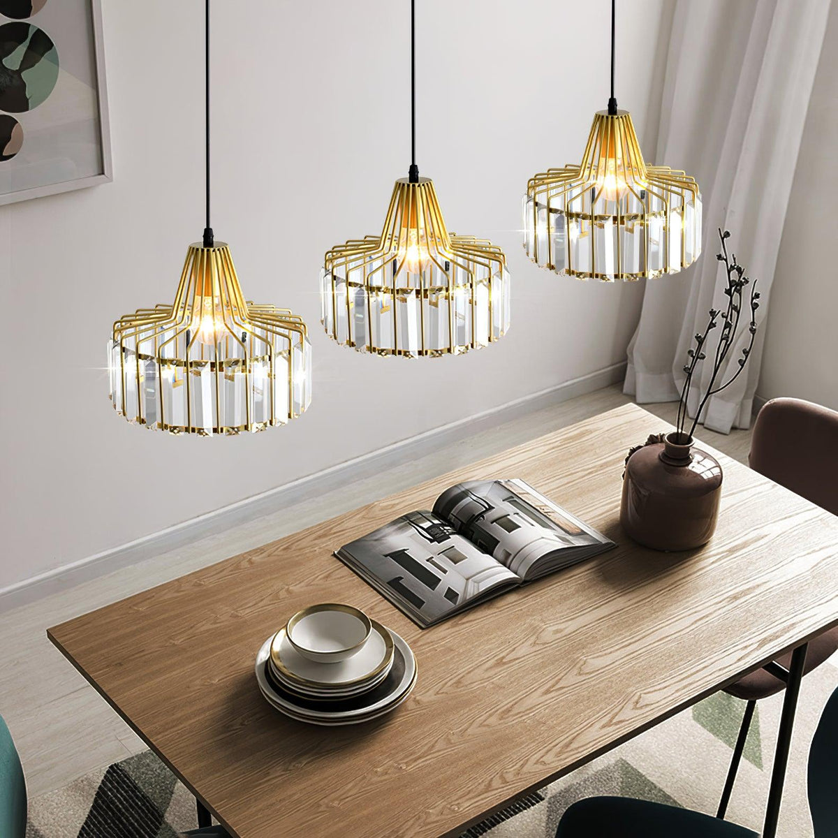 Aldenaria Crystal Pendant Light-Moonnatur