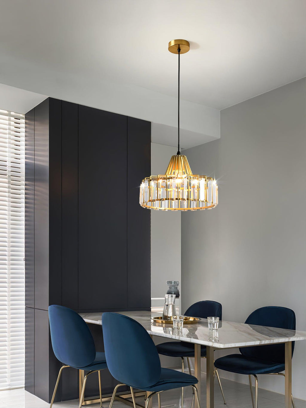 Aldenaria Crystal Pendant Light-Moonnatur