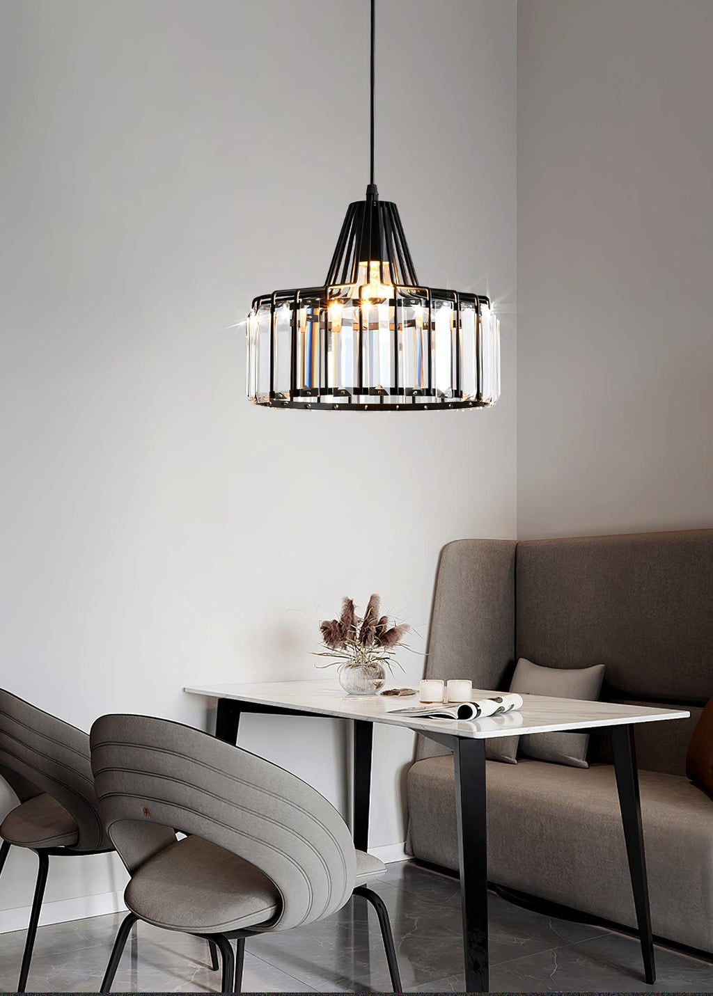 Aldenaria Crystal Pendant Light-Moonnatur