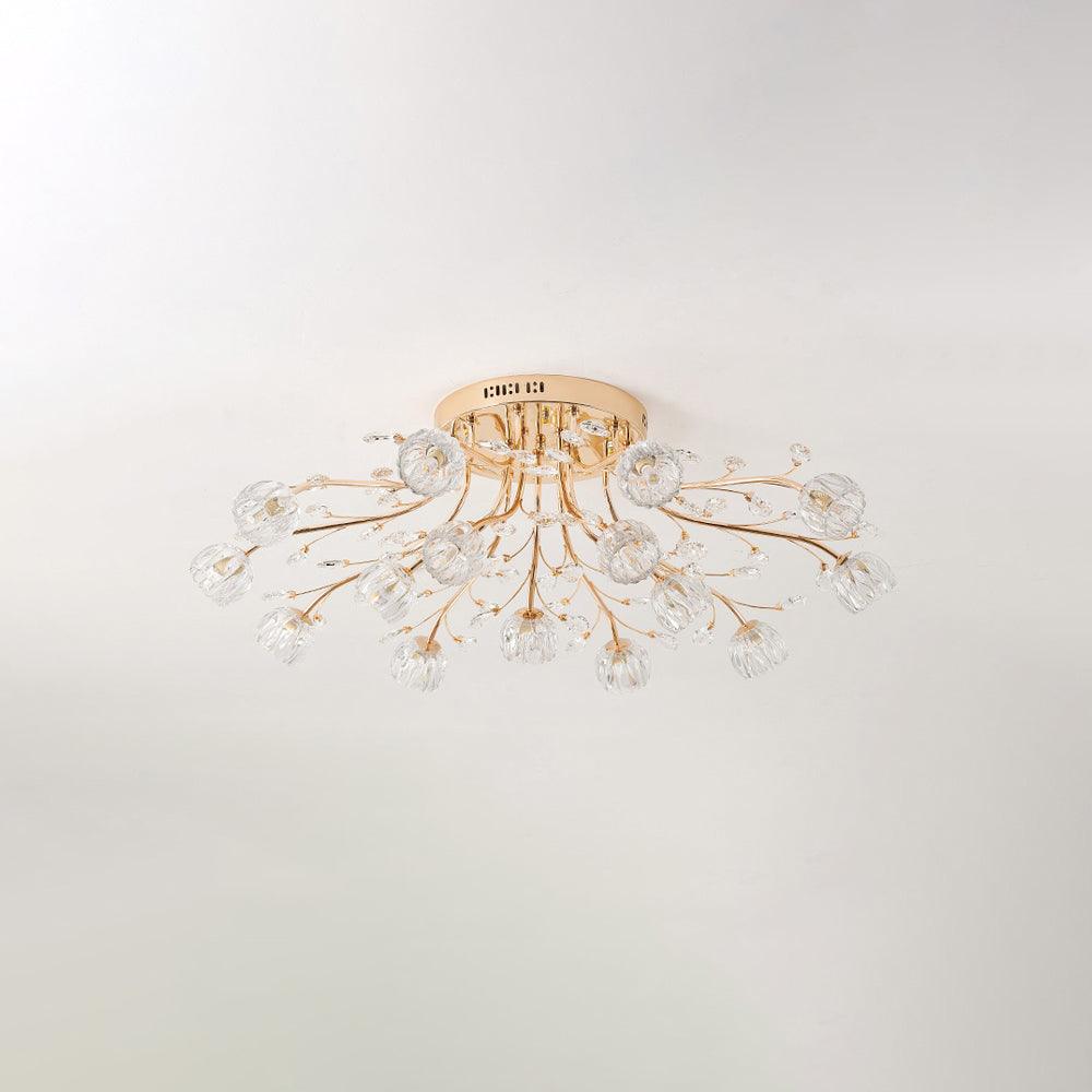 Perenaria Crystal Ceiling Light-Moonnatur