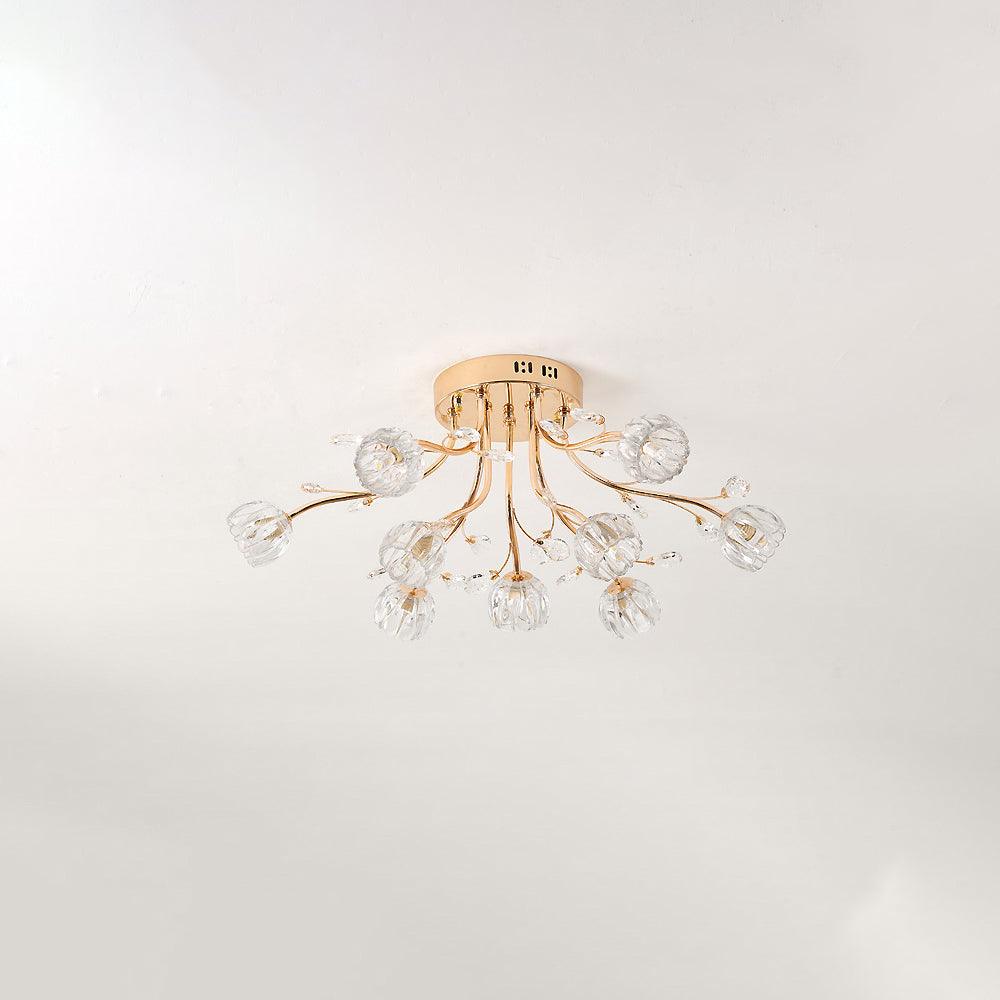 Perenaria Crystal Ceiling Light-Moonnatur