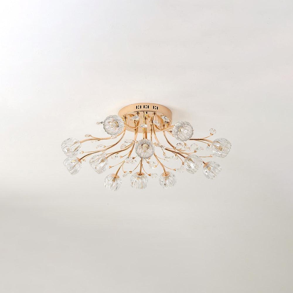 Perenaria Crystal Ceiling Light-Moonnatur