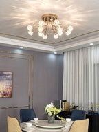 Perenaria Crystal Ceiling Light-Moonnatur