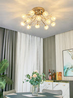 Perenaria Crystal Ceiling Light-Moonnatur