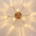 Perenaria Crystal Ceiling Light-Moonnatur