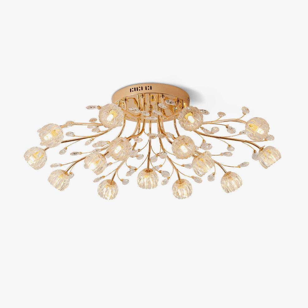 Perenaria Crystal Ceiling Light-Moonnatur