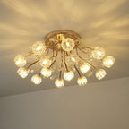 Perenaria Crystal Ceiling Light-Moonnatur