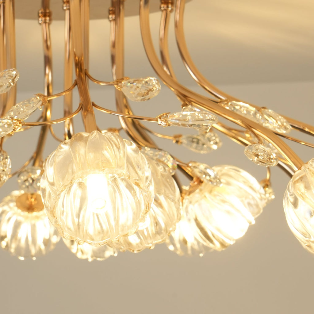 Perenaria Crystal Ceiling Light-Moonnatur